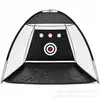 Red de práctica de golf, bolsa de golpeo plegable portátil para interiores y exteriores, equipo de golf, ayuda para entrenamiento de swing de golf al aire libre