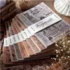Fragmentos Retrô Papel de Material Retrô Alto Valor Caderno de Bullet Journal Livro de Notas Adesivas Camada Base Sem Adesivo Colagem Papelaria Estudante