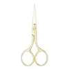 Acero inoxidable adorno de belleza cejas pestañas tijeras multiusos tijeras para barba tijeras de belleza tijeras de acero completo venta al por mayor