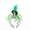 Diadema de araña para Halloween, diadema de calavera y fantasma, nuevos accesorios para fiestas transfronterizas, explosiones, sombreros de terror