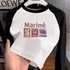 Camiseta Térmica Versátil para Niñas, Forro Polar, Cuello Redondo, Otoño/Invierno, Nueva Ropa Infantil, Bloque de Color, Manga Larga, Prenda Interior para Bebé