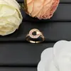 Anillo Cruzado Europeo y Americano Modelo Nuevo Baojia Versión de Lujo Artesanía Fina Anillo de Letra Full Diamond para Mujer, Sensación de Alta Gama, Versión a Juego con Logo, Anillo al por Mayor