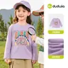 Camiseta de Manga Larga Rayada Familiar para Niños OutdoorDudu Ropa de Otoño Tops para Niños Ropa de Otoño para Niñas Ropa Infantil Moderna