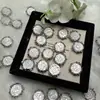 Concha Branca Natural Lua Estrelada Gato Caixa Mágica Cor Forte Fixação Joias Artesanais DIY Pulseira Colar