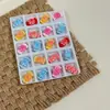 Caricaturas Postres Pan Resina Galletas Decoraciones Mixtas para Uñas DIY Pasador Funda de Teléfono Uñas Portátiles Pegamento en Crema