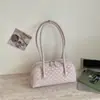 Bolso de bowling de moda estilo coreano para mujer, nuevo modelo 2026, lunares, bolso de hombro de gran capacidad, bolso almohada de moda para el día a día