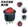 Interruptor basculante KCD1 certificado CE CB, interruptor basculante iluminado de 4 pines y 3 posiciones, interruptor auxiliar para pequeñas máquinas de soldar