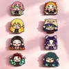 Kimetsu no Yaiba versión Q caricatura insignia broche de aleación accesorios periféricos de anime accesorios unisex comercio exterior transfronterizo