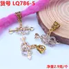 Peluca Accesorios de Rastas Anillo para el Cabello Goma para el Cabello Pinza para el Cabello Trenzada Adorno para el Cabello de Aleación Hueca con Pedrería Hebilla para el Cabello Colgante Resorte Pequeño Accesorio