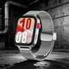 Pulseira de Aço Inoxidável Milanesa com Malha e Fecho Magnético Deslizante, Compatível com Huawei Fit5, Fit3/4