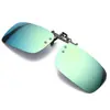 Gafas de sol metálicas clásicas al por mayor de fábrica polarizadas con clip para conductor para exteriores día y noche coloridas reflectantes