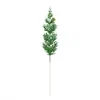 Natal Transfronteiriço Cola Macia Ramo Único de Pinheiro Pinheiro de Norfolk Artificial Matéria-Prima DIY Decoração de Árvore de Natal Folhas Verdes