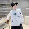 Moletom Masculino 2026 Novo Tendência Cool Manga Longa Gola Redonda Estampa Splash Ink, Outono Casual Elegante Moda
