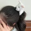 Grampo de Cabelo Estilo Yang Mi Cachorrinho Fofo Desenho Animado Pelúcia West Highland Topo Grampo Lateral Grampo Acessórios de Cabelo Novo Estilo