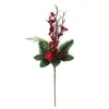Agulhas de Pinheiro Simuladas Douradas Amazon Natal Frutas Vermelhas de Natal Pinhas Acessórios de Corte de Agulhas de Pinheiro Decoração de Feriado Transfronteiriça