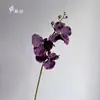 3 Orquídeas Phalaenopsis Artificiales con Textura Realista para Decoración del Hogar, Accesorios para Fotos, Ramilletes de Mesa para Bodas y Arreglo de Escenas