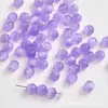8mm Vidro Olho de Gato Escovado Contas Espaçadoras Pequenas Contas de Vidro Contas Soltas Material para Pulseira Colar Artesanal DIY Acessórios de Roupa