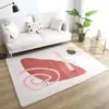 Alfombra de imitación cachemir al por mayor del fabricante Alfombra nórdica minimalista para sala de estar Alfombra para dormitorio junto a la cama Cobertura total Alfombra suave Felpudo