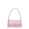 Bolso de hombro rosa nuevo, bolso cruzado versátil, diseño de lunares, ligero y lujoso