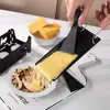 Mini Parrilla Portátil Transfronteriza para Queso con Bandeja Antiadherente y Portavelas, Estufa de Calentamiento de Alimentos Occidentales de Crema para Acampar