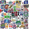 Compra Directa Transfronteriza de 50 Pegatinas de Fútbol Graffiti, Equipo de Estrellas de Fútbol del Mundial Pegatinas Decorativas Impermeables para Funda de Teléfono