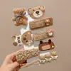 Pinza de Pato de Gama Alta Estilo Coreano para Niñas, Pinza para el Pelo de Flequillo Lateral Melard Otoño e Invierno, Lindo Pinza de Pelo de Felpa Accesorio para el Cabello
