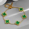 Pulsera de acero de titanio que no se desvanece, para mujer, nicho, combina con todo, estilo ins, pulsera para niñas, lujo ligero de alta gama, joyería simple