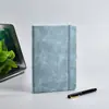 Cuaderno A5 Personalizado B5 Cuaderno de Notas con Correa Estudiante Sencillo Mini A6 Cuaderno de PU Venta al por Mayor Diario