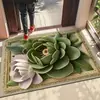 Alfombrilla de suelo de barro de diatomeas estilo felpa 3D para baño, absorbente, felpudo para puerta de baño, antideslizante, resistente al desgaste