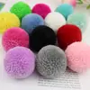 Pompones de Hilo Rojo Materiales para Manualidades DIY Ropa Étnica Accesorios para Sombreros Suministros de Decoración Pompones
