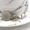 Fabricante 17MM aleación cabeza oscilante correa de botón de mezclilla hebilla de pantalón de mezclilla hebilla redonda hebilla metálica en forma de I