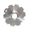 Asiento de Rodamiento de Acero Inoxidable 304 Piñón Piñón de Rodillos de Doble Paso Transmisión Industrial Piñón Metálico para Transportador