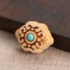 Fornecimento do Fabricante Caixa Buxo Turquesa Costas Nuvem Diamante Estrela Lua Bodhi Jacarandá Brinquedo Pulseira Acessórios DIY