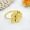 Anillo para Servilletas de Flor de Venta Caliente Transfronteriza Hebilla para Servilletas Anillo para Servilletas de Pétalo Hebilla para Servilletas Fabricante Venta al por Mayor