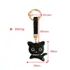 Llavero de Gato de Ojos Grandes con Incrustaciones de Diamantes Creativo Transfronterizo Multicolor Lindo Accesorios para Bolsos Colgante Pequeño Accesorios para el Interior del Coche