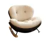 Sillón mecedor reclinable balcón de casa ocio sofá perezoso sala de estar sillón individual mecedora adulto puede dormir