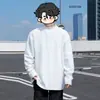2025 Novo Outono/Inverno Gola Alta Dupla Face Lã Térmica Manga Longa Estilo Casal Masculino e Feminino Quente Manga Longa Camada Base de Lã Térmica