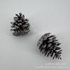 Piñas de Pino de Plástico Simuladas 5cm Spray Piñas de Pino Blanco Árbol de Navidad Círculo Navideño Decoración Artesanías Navideñas Accesorios de Piñas de Pino Blanco
