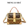 Bolsa Caixa de Ombro Transversal Versátil Estilo Vintage Personalizada da Fábrica de Origem, Bolsa Caixa de Mão Simples Personalizada