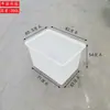 Caixa Quadrada de Tendão de Boi Plástico de Grau Alimentício Resistente a Ácido e Álcali Tanque de Água Caixa Dobrável Oxford Espessada Balde Retangular Pode Ser Carrinho