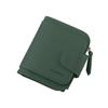 Nova carteira feminina curta moda coreana bolsa feminina grande capacidade fivela de zíper macia carteira da moda primeira geração de cabelo