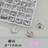 Cabeça de Gato Substituição K9 Multifacetada 6*10mm Fundo Pontiagudo Vidro Lote Inteiro de Enfeites de Diamante Brilhantes DIY Coração Diamante Grande para Nail Art