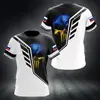 Verão 2023 novo venda direta da fábrica transfronteiriça camiseta masculina de secagem rápida com impressão digital 3D