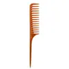 Venda quente transfronteiriça conjunto de três peças de pente de plástico com cauda pontuda pente profissional para coloração e tintura de cabelo pente de modelagem pente de cabelo ferramentas de cabeleireiro
