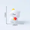 Creativo Lindo Tenis de Mesa Animal Pequeño Muñeco Lindo Decoraciones DIY Accesorios de Bolsita Sorpresa Adornos Pequeños para Coche Escritorio