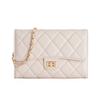 Bolsa Cuadrada Pequeña Popular Transfronteriza, Clásica y Versátil, Bolso Pequeño Negro Fragante para Teléfono Móvil, Cartera de Mujer, Bolso Cruzado, Bolso de Cadena de Rombo