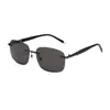 Gafas de Sol para Mujer, Gafas de Moda de Alta Gama Tendencia, Anti-UV, Gafas sin Montura de Borde Cortado, Atuendos a la Moda