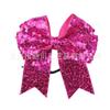 Haochuan 14 colores 10 cm Lazo europeo y americano para niños lentejuelas accesorios para el cabello lazo cola de milano material cuentas niña tocado