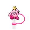 Serie Kirby Dibujo Animado Cubierta para Popote Tapa para Popote Tapón de Polvo de Silicona Decoración Linda para Popote En Stock Listo Venta al por Mayor