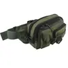 536 Riñonera de Lona Bolso Multicompartimento Ocio al Aire Libre Deportes Bolso de Pecho Coreano Cruzado Colgante Bolsa de Tela para Montar Set/Haz